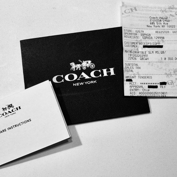 Coach Manhattan Convertible Slim Messenger Brief Business Bag - Picture 14 of 15